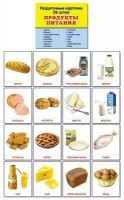 Раздаточные карточки "Продукты питания" - fgospostavki.ru - Домодедово