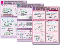 Комплект таблиц по всему курсу геометрии (100 таблиц, А1, полноцветные, ламинированные) - fgospostavki.ru - Домодедово
