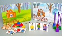 Игровой набор Фребеля "Заюшкина избушка" (серия "Сказочный мир". Выпуск 1) - fgospostavki.ru - Домодедово