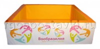 Бассейн "Вообразилия" квадратный с шелкографией - fgospostavki.ru - Домодедово