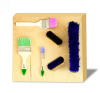 Тактильно-развивающая панель с мягкими кисточками - fgospostavki.ru - Домодедово