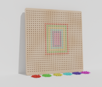 Тактильно-развивающая панель «Радужная мозаика» - fgospostavki.ru - Домодедово