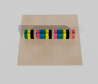 Тактильно-развивающая панель с разноцветными кругами - fgospostavki.ru - Домодедово