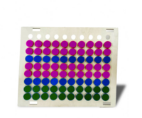 Тактильно-развивающая панель «Цветные фигурки» - fgospostavki.ru - Домодедово