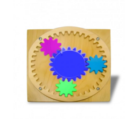 Тактильно-развивающая панель «Цветные шестеренки» - fgospostavki.ru - Домодедово