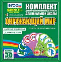 Динамические раздаточные пособия. Окружающий мир (веера). Животные и растения, дорожные знаки. - fgospostavki.ru - Домодедово