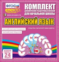 Динамические раздаточные пособия. Английский язык (веера). Английские местоимения, английские предлоги. - fgospostavki.ru - Домодедово