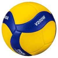 Мяч волейбольный Mikasa V200W (размер 5, синтетическая кожа, профессиональный) - fgospostavki.ru - Домодедово