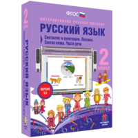 Русский язык 2 класс. Синтаксис и пунктуация. Лексика. Состав слова. Части речи - fgospostavki.ru - Домодедово