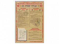 Стенд-уголок "Техника безопасности на уроках труда" - fgospostavki.ru - Домодедово
