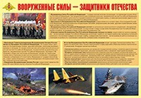 Плакат "Вооруженные Силы – защитники Отечества" - fgospostavki.ru - Домодедово