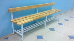Скамья для раздевалок со спинкой (2,5 метра) - fgospostavki.ru - Домодедово