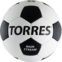 Мяч футбольный TORRES Main Stream (размер 4, синтетическая кожа, тренировочный) - fgospostavki.ru - Домодедово