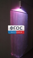 Фибероптическая занавесь (150 волокон) с интерактивным источником света - fgospostavki.ru - Домодедово
