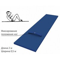 Доска для пресса напольная с фиксатором ног - fgospostavki.ru - Домодедово