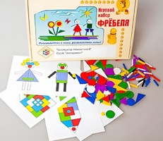 Игровой набор Фребеля "Конструктор плоскостной-4" (Серия "Эксперимент") - fgospostavki.ru - Домодедово