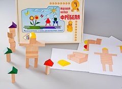 Игровой набор Фребеля "Конструктор деревянный без соединений-3" (Серия "Эксперимент") - fgospostavki.ru - Домодедово