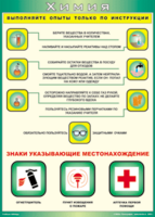 Таблица "Выполняйте опыты только по инструкции" (100х140 сантиметров, винил) - fgospostavki.ru - Домодедово