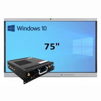 Интерактивная панель 75" (встроенный ПК, Win10) - fgospostavki.ru - Домодедово
