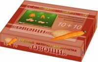 Счетный материал на магнитах "Овощи" - fgospostavki.ru - Домодедово