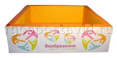 Бассейн "Вообразилия" квадратный с шелкографией - fgospostavki.ru - Домодедово