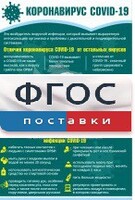 Плакат "Коронавирус" (вариант 3) - fgospostavki.ru - Домодедово