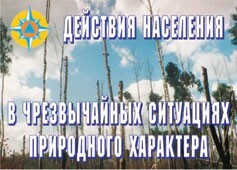 Комплект плакатов "Действия населения в ЧС природного характера" - fgospostavki.ru - Домодедово