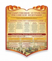 Стенд "Государственное устройство Российской Федерации" Вариант 3 - fgospostavki.ru - Домодедово