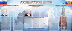 Стенд "Государство и право" - fgospostavki.ru - Домодедово
