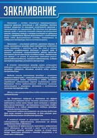 Стенд "Закаливание" - fgospostavki.ru - Домодедово