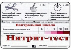 Тест-система "Нитрит-тест" - fgospostavki.ru - Домодедово