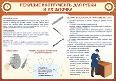 Стенд "Режущие инструменты для рубки и их заточки" - fgospostavki.ru - Домодедово