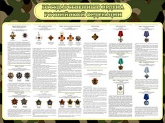 Стенд "Государственные ордена РФ" - fgospostavki.ru - Домодедово