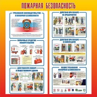 Стенд "Пожарная безопасность" Вариант 4 - fgospostavki.ru - Домодедово