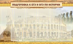Стенд "Подготовка к ЕГЭ и ОГЭ по истории" - fgospostavki.ru - Домодедово
