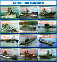 Стенд "Боевые корабли ВМФ" - fgospostavki.ru - Домодедово