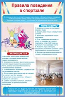 Стенд "Правила поведения в спортзале №1" - fgospostavki.ru - Домодедово