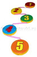 Дорожка "Змейка-шагайка-геометрическая" с цифрами - fgospostavki.ru - Домодедово