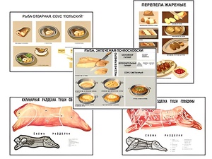 Плакаты ПРОФТЕХ "Кулинарные рецепты" (17 пл, винил, 70х100) - fgospostavki.ru - Домодедово