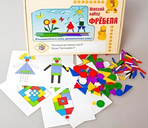 Игровой набор Фребеля "Конструктор плоскостной-4" (Серия "Эксперимент") - fgospostavki.ru - Домодедово