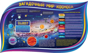 Стенд "Загадочный мир космоса" - fgospostavki.ru - Домодедово