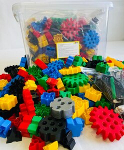Конструктор Шестеренки (STEM Junior) 300 деталей  - fgospostavki.ru - Домодедово