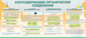 Стенд "Азотсодержащие органические соединения" - fgospostavki.ru - Домодедово
