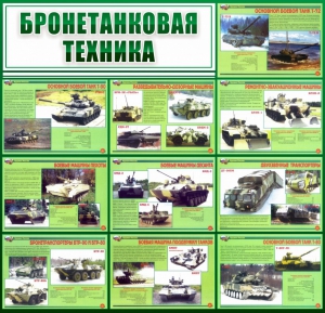Стенд "Бронетанковая техника" - fgospostavki.ru - Домодедово