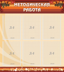 Стенд "Методическая работа" - fgospostavki.ru - Домодедово