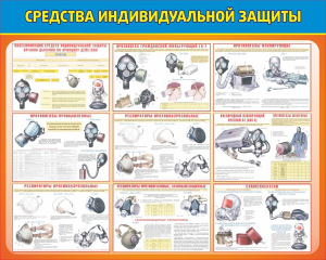 Стенд "Средства индивидуальной защиты" Вариант 2 - fgospostavki.ru - Домодедово