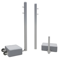 Бадминтонные стойки мобильные (с противовесами, на колесах) - fgospostavki.ru - Домодедово