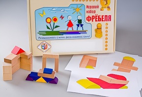 Игровой набор Фребеля "Конструктор деревянный без соединений-2" (Серия "Эксперимент") - fgospostavki.ru - Домодедово