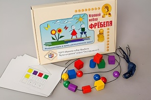 Игровой набор Фребеля "Бусы-шнуровка" (серия "Эксперимент") - fgospostavki.ru - Домодедово