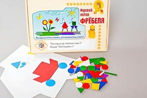 Игровой набор Фребеля "Конструктор плоскостной-1" (Серия "Эксперимент") - fgospostavki.ru - Домодедово